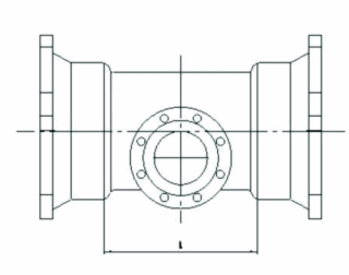 Double Socket Level Invert Tees With Flanged Branch