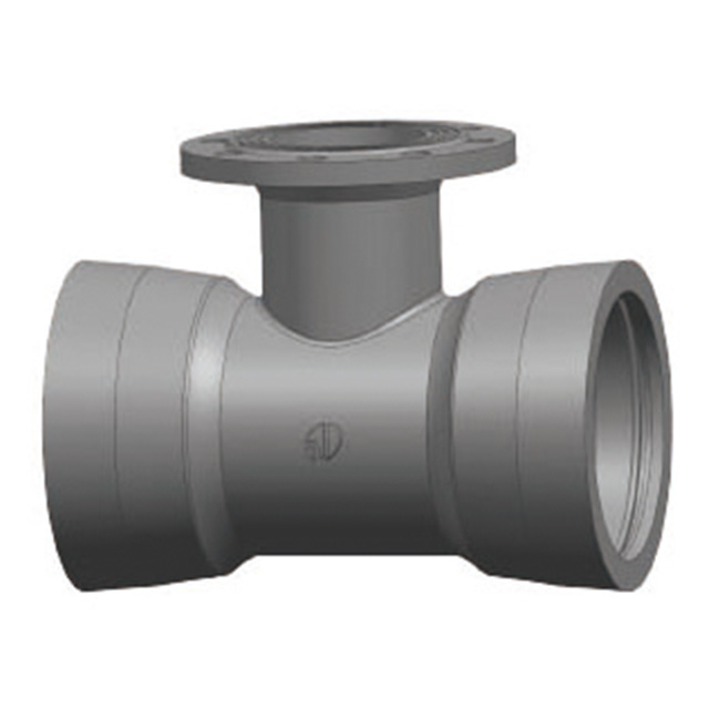 Double Socket Tee with Flange Branch
