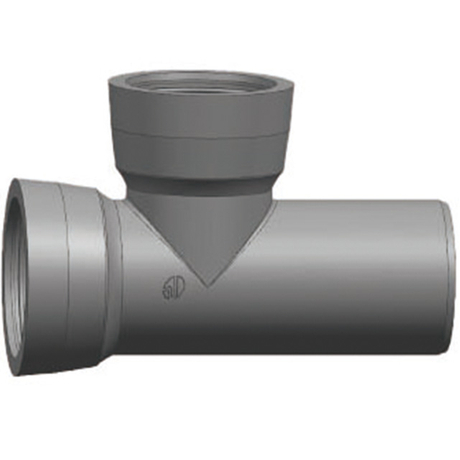 Socket Spigot Tee with Socket Branch