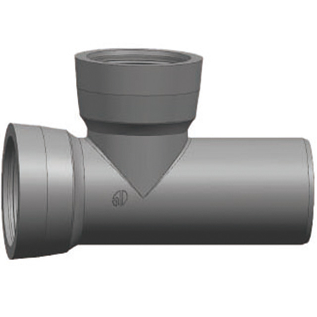 Socket Spigot Tee with Socket Branch