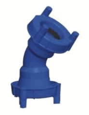 Double EX Socket 45 Deg Bend