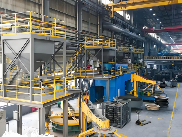 ductile iron pipe production line