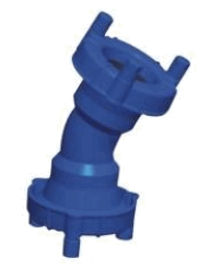 Double EX Socket 22.5 Deg Bend