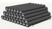 ductile cast iron pipe stacking