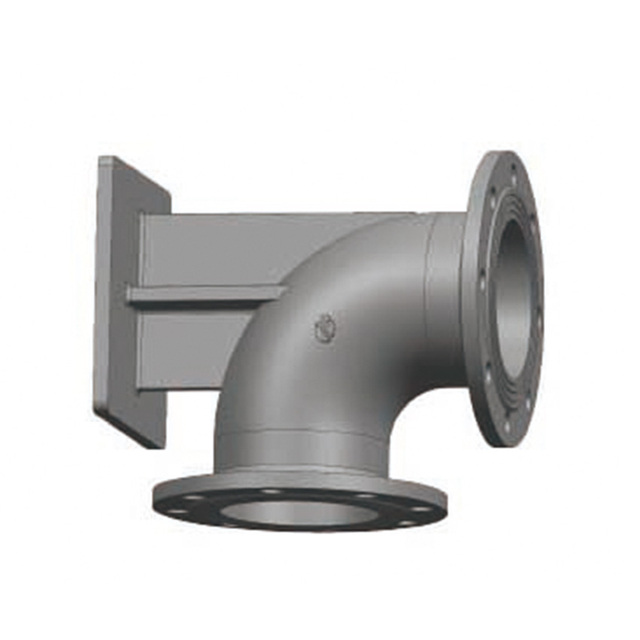 90° Flanged Bend with Duckfoot