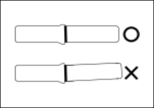 Installing rubber sealing ring