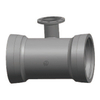 Double Socket Invert Tee with Flange Branch
