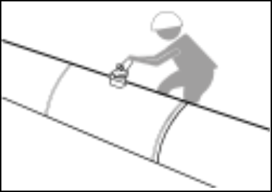 Installing rubber sealing ring